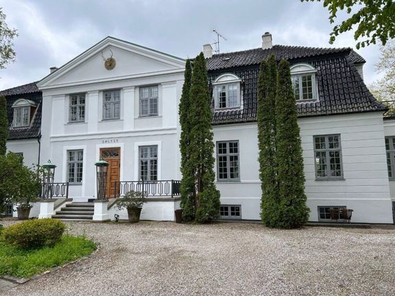 Facede på palæ