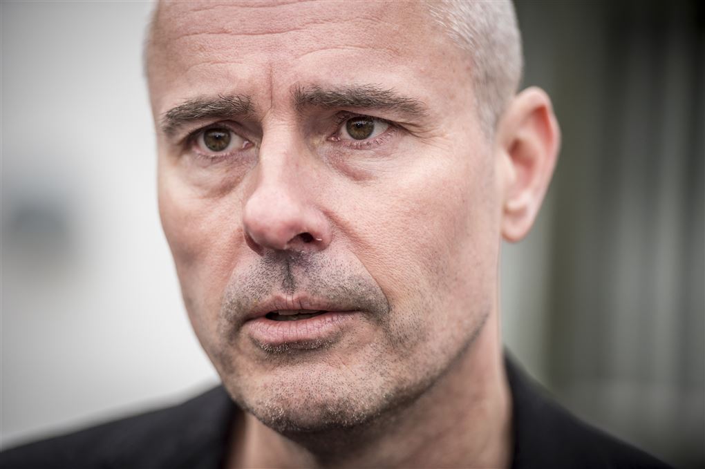 Ansigtet af en mand