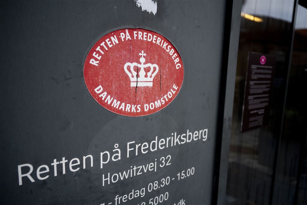 Skiltet foran retten på Frederiksberg