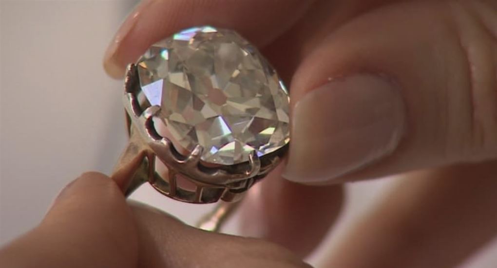 en stor diamant