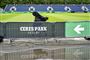fodboldbane set fra tribune
