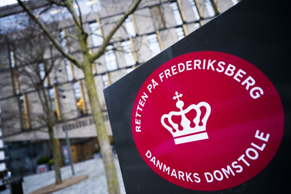 skilt med retten på Frederiksberg