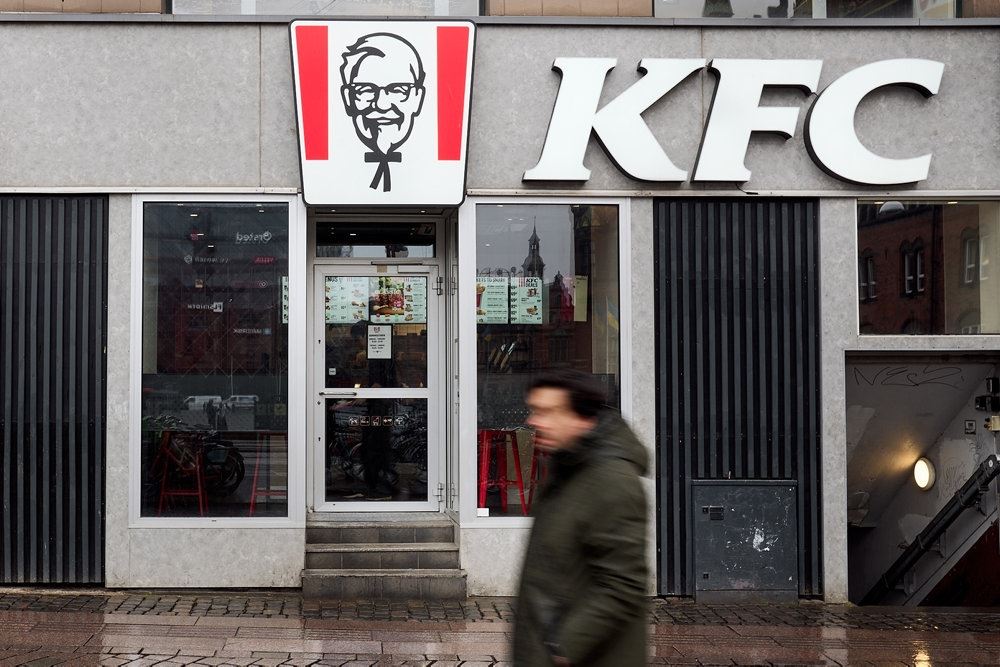 butik med KFC skilt