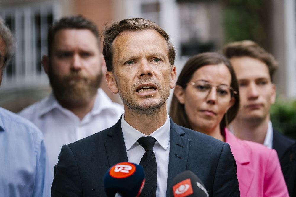 politiker taler for tilhørere