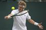 tennisspiller i aktion