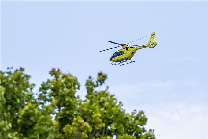 Helikopter i luften
