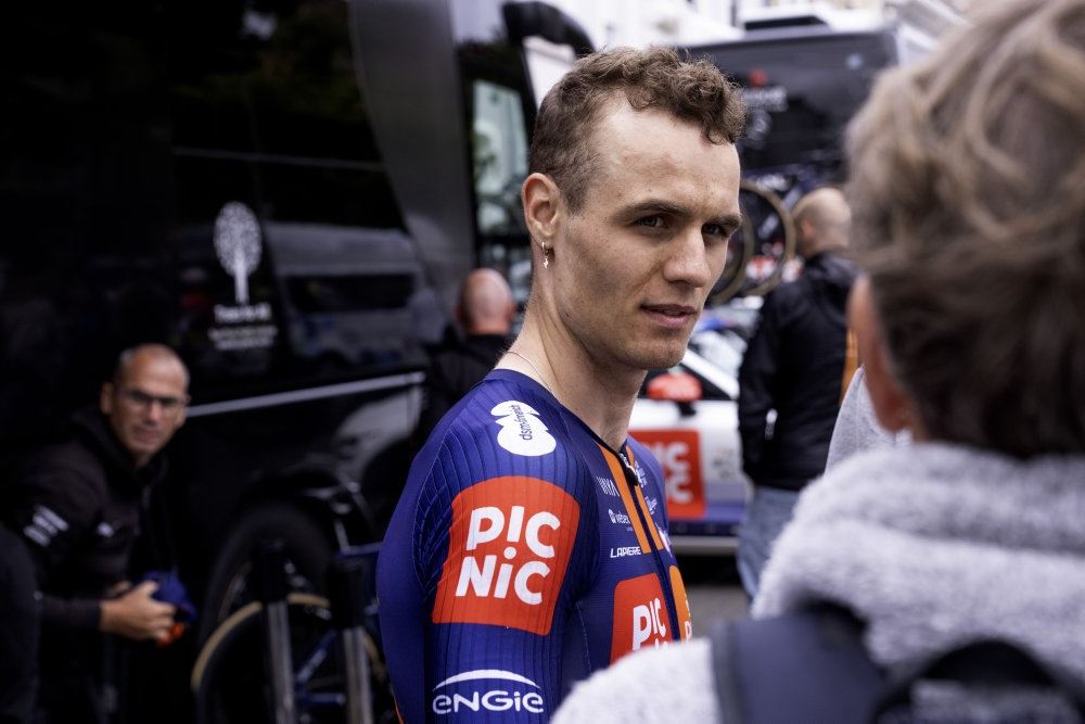 Tobias Lund Andresen efter en etape