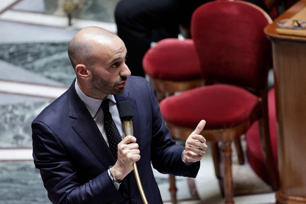 Frankrigs europaminister, Benjamin Haddad, k