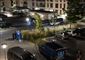 politi til stede på p-plads