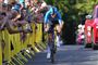 cykelrytter i fuld fart